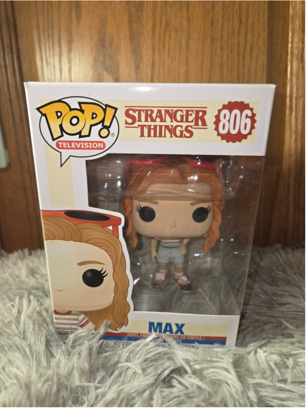 Funko Pop! Max from Stranger things #806 with soft protector